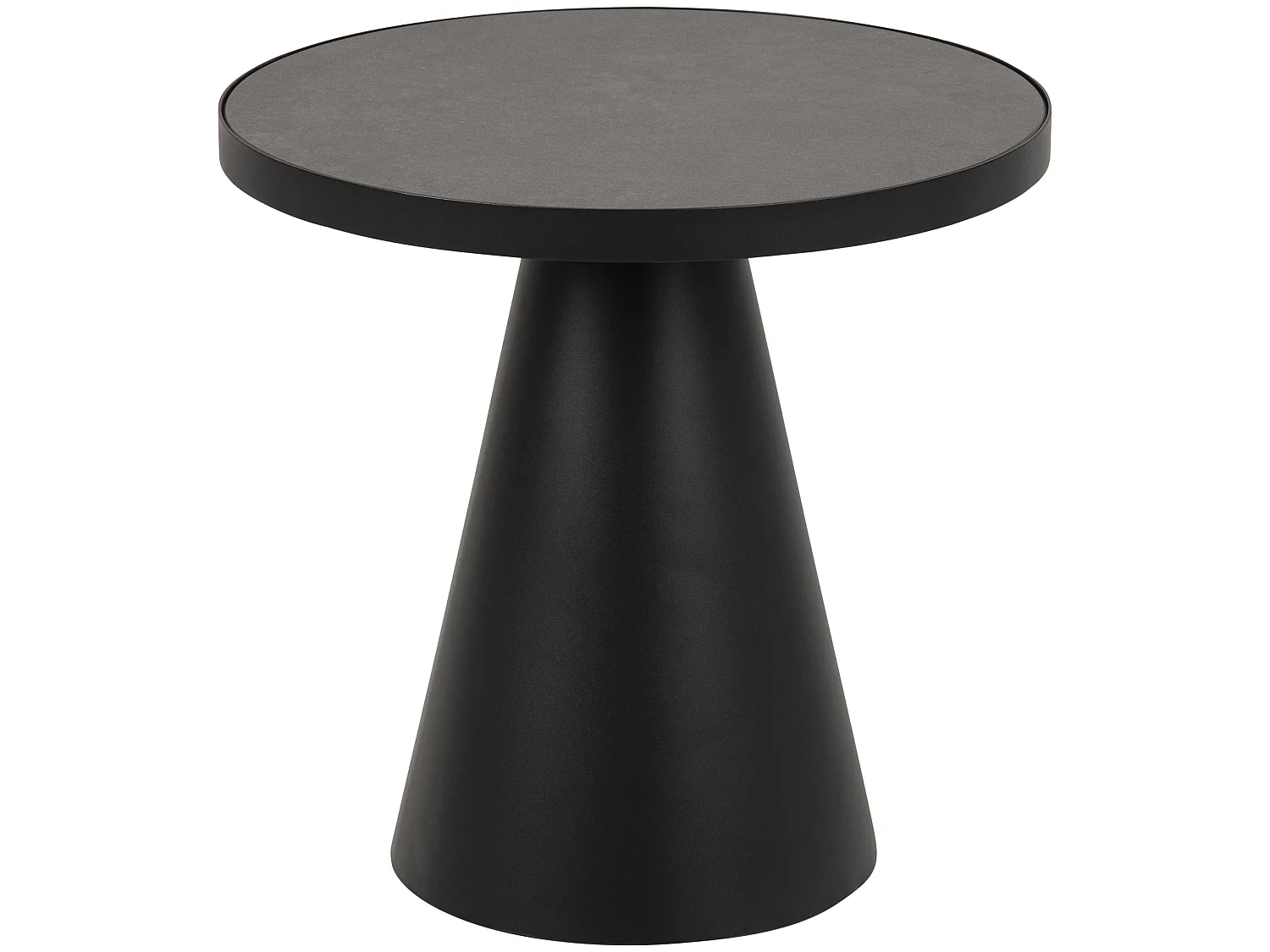 Sun Table basse, Ø45 cm, noir.