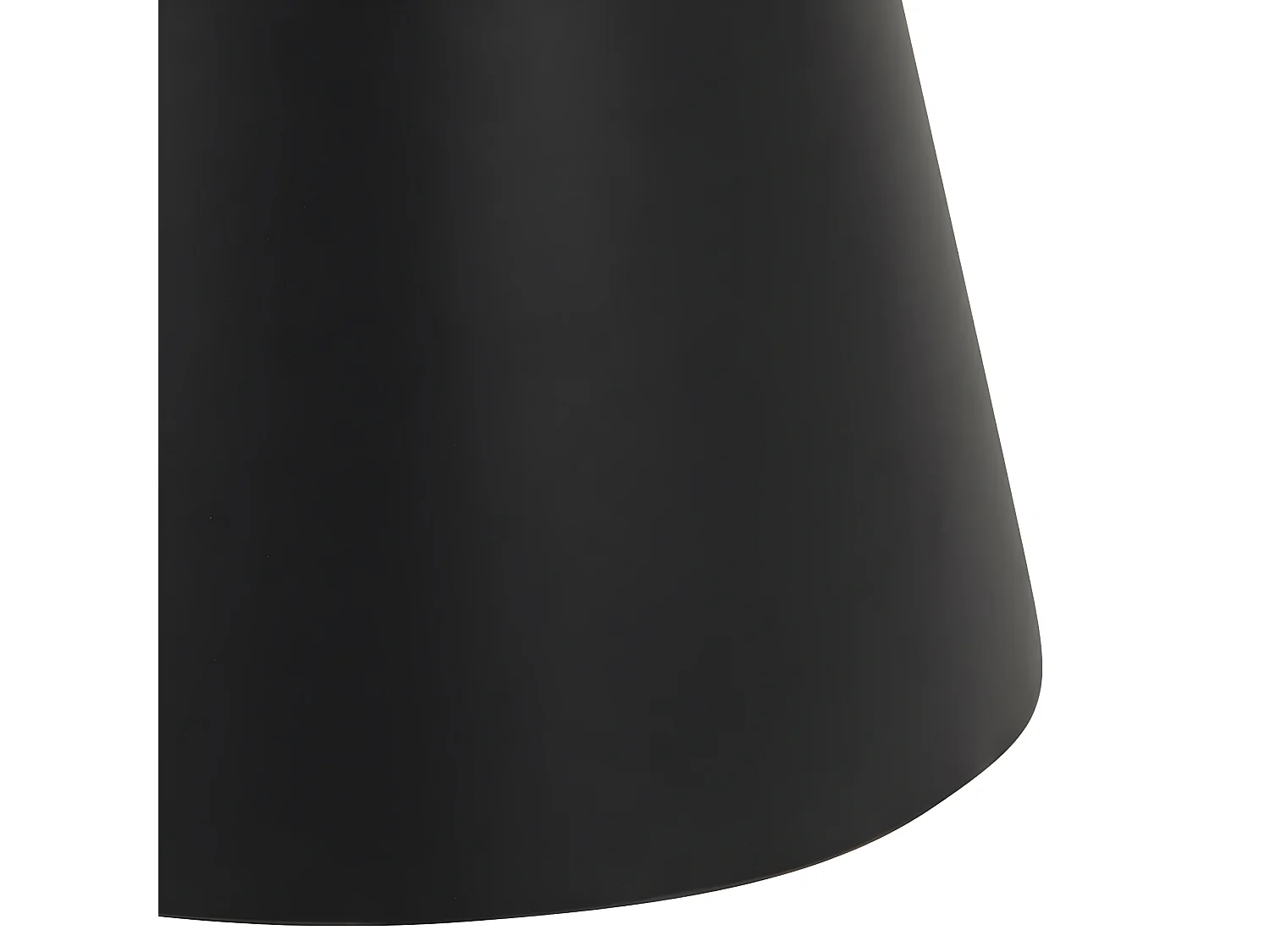 Sun Table basse, Ø45 cm, noir.