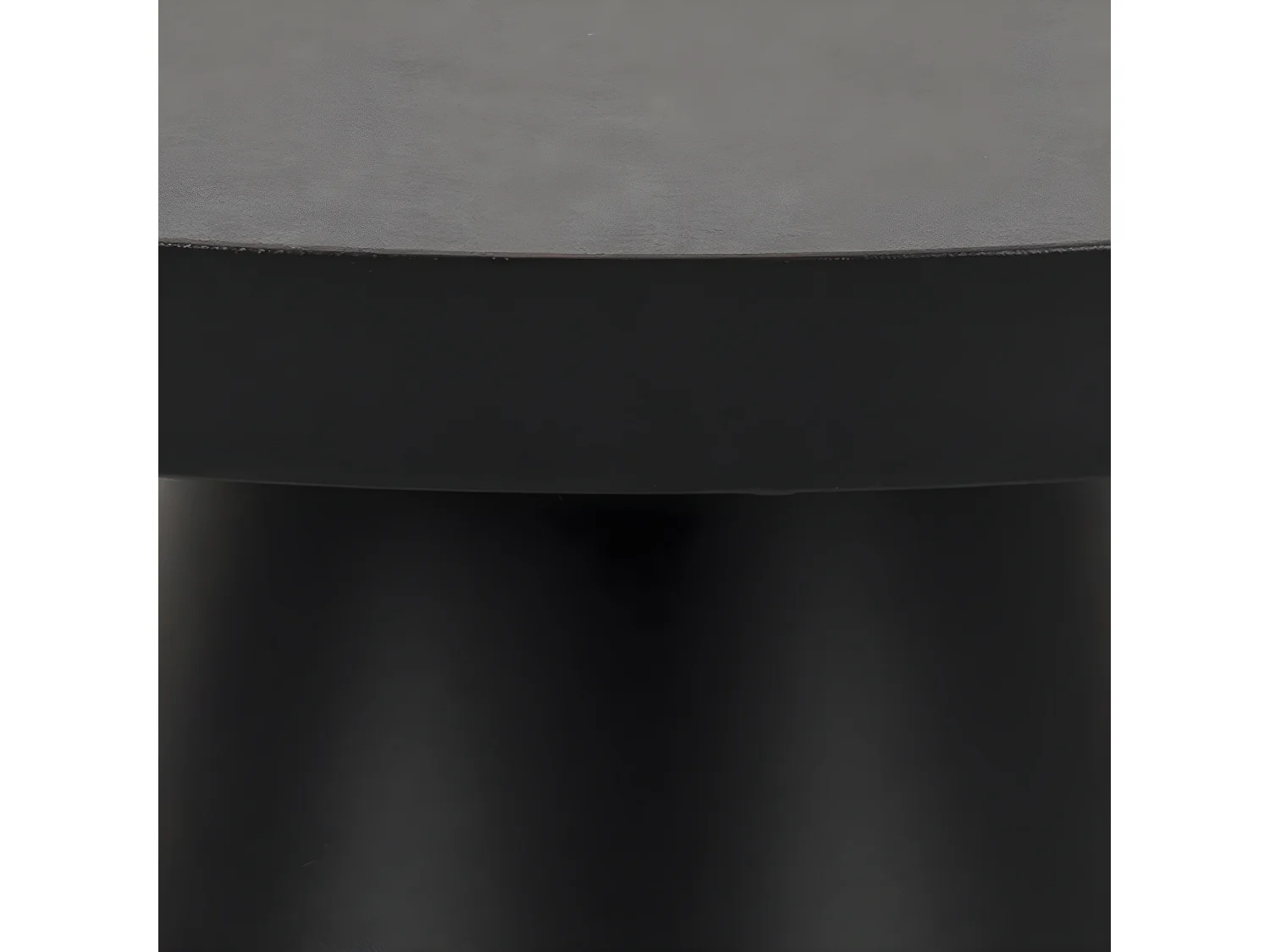 Sun Table basse, Ø45 cm, noir.