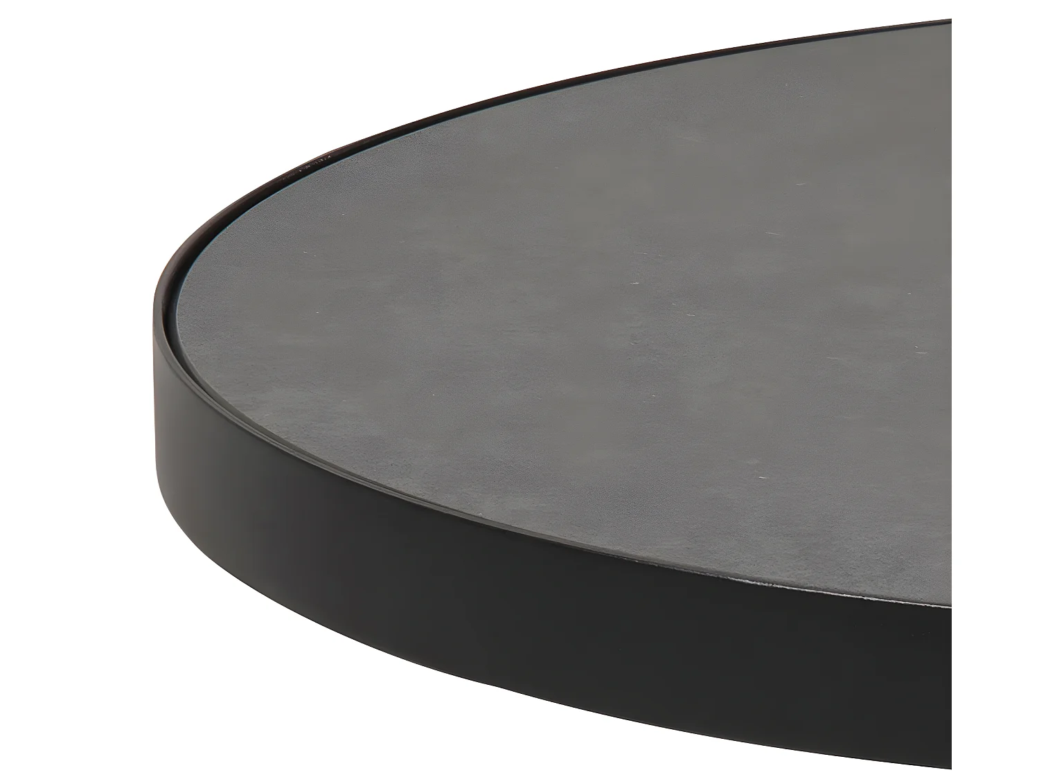 Sun Table basse, Ø45 cm, noir.