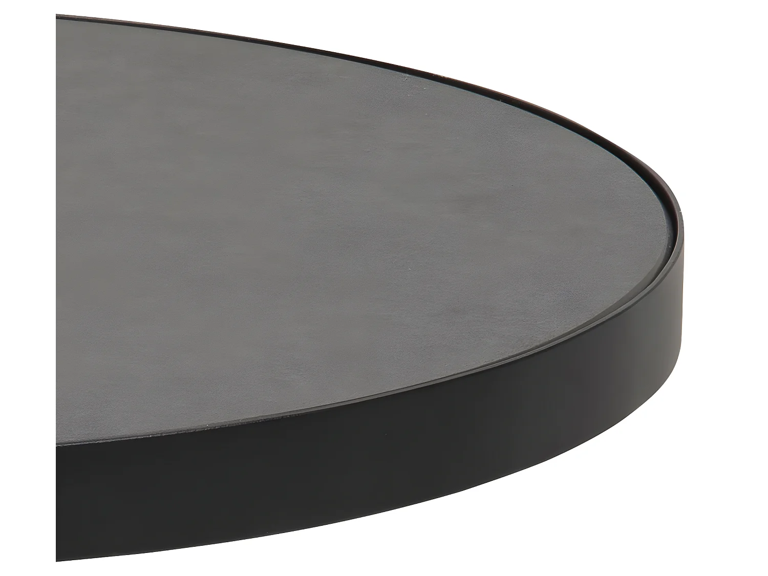 Sun Table basse, Ø45 cm, noir.