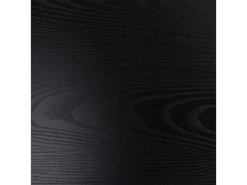 Willford Table basse 80 x 80 cm, avec espace de rangement ouvert, noir.