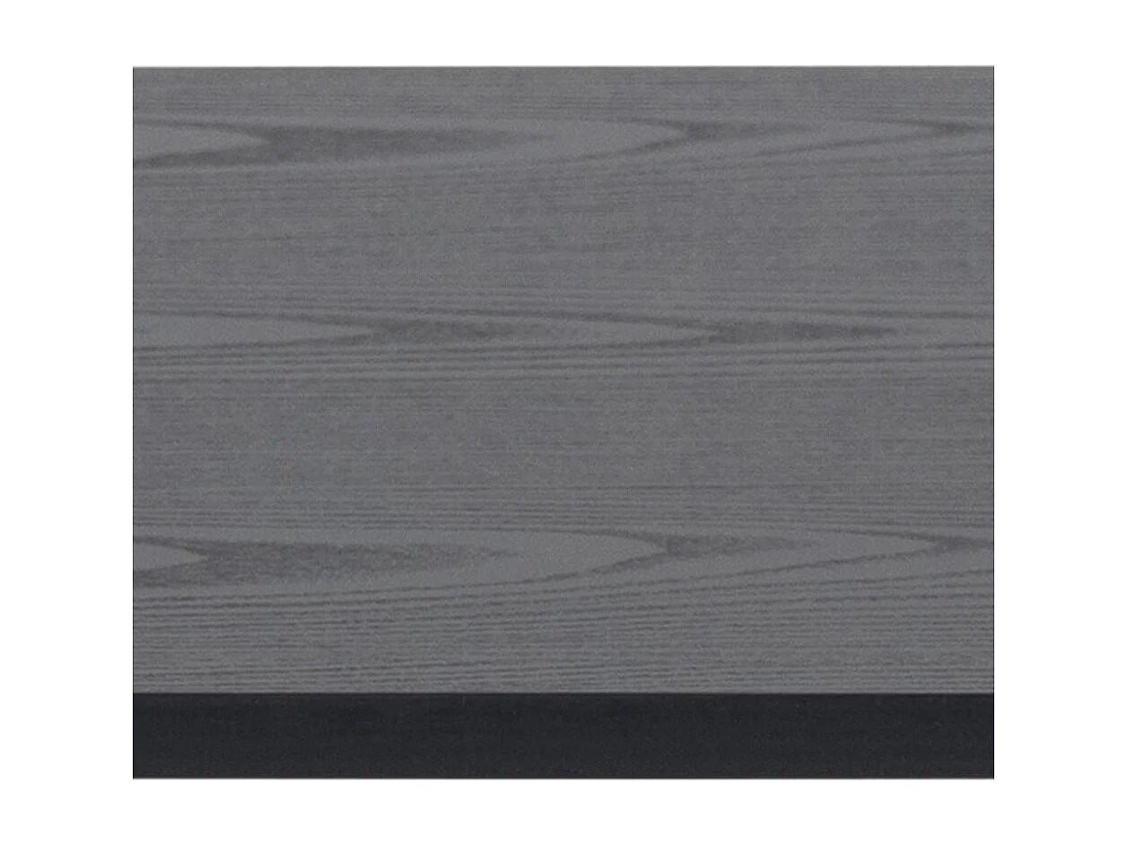 Angus Table basse avec 1 espace de rangement, noir.