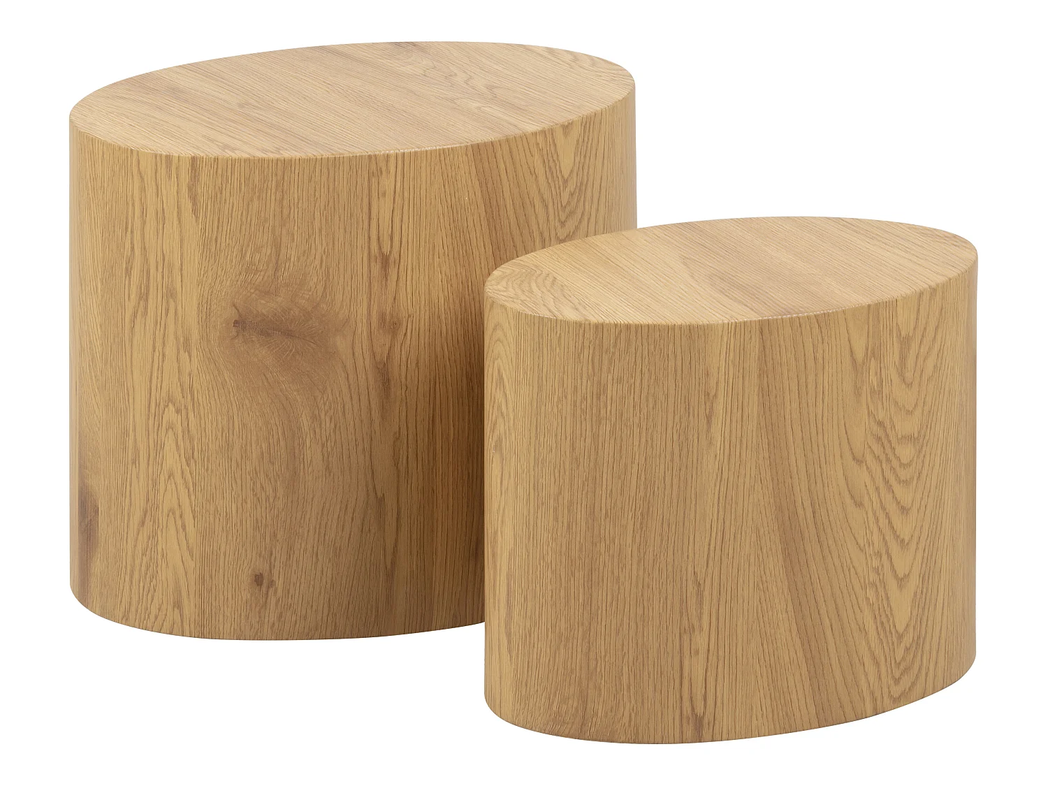 Mica Table basse 2 pièces, chêne