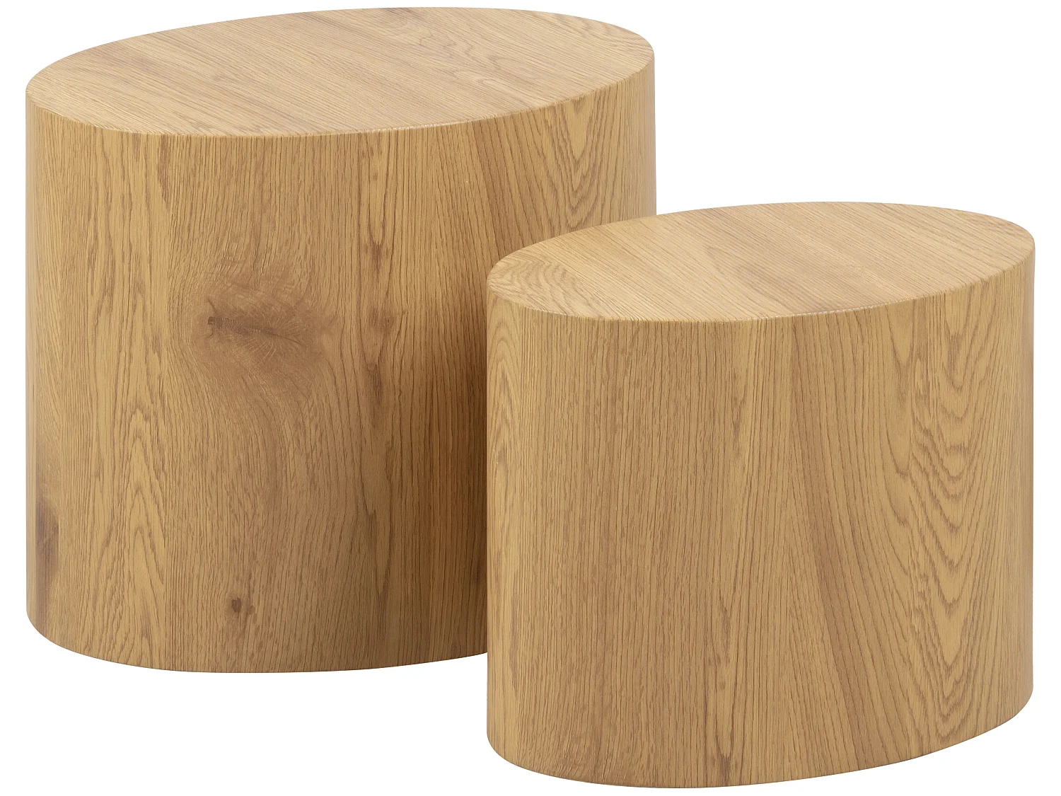 Mica Table basse 2 pièces, chêne