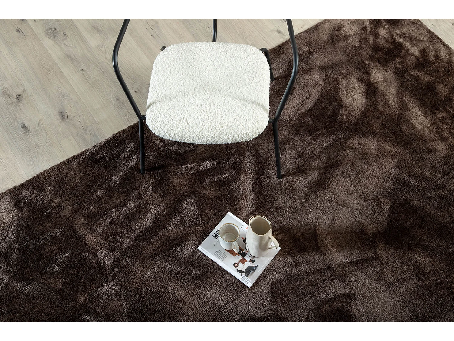 Tapis Déco "Blanca" 200x300cm Marron