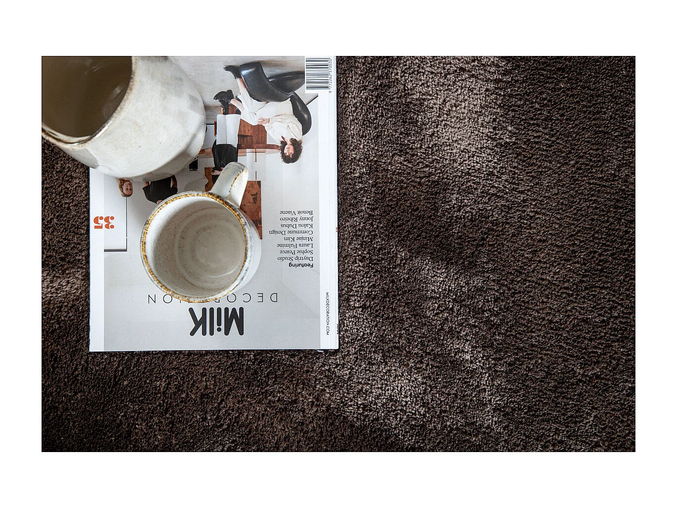 Tapis Déco "Blanca" 200x300cm Marron