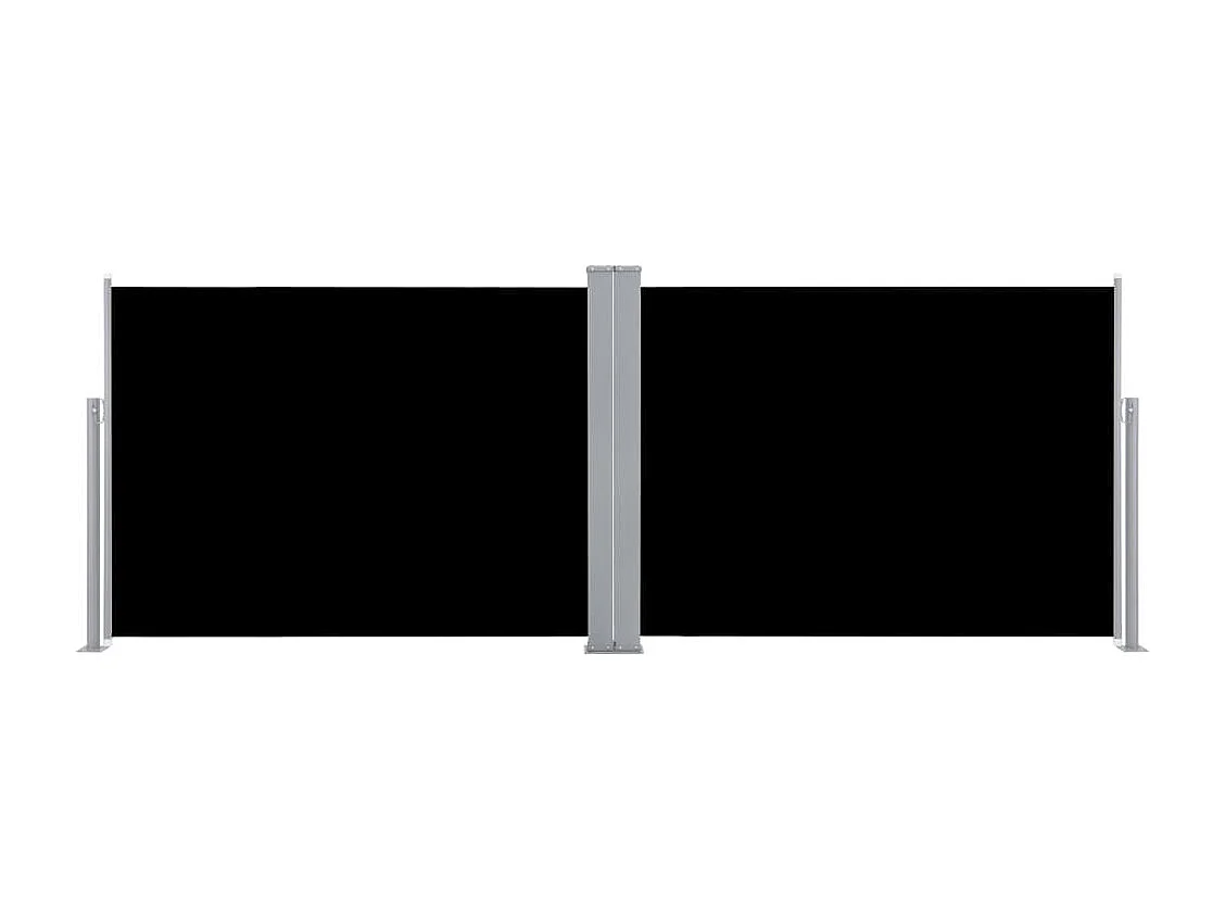 Toldo lateral retrátil 100 x 1000 cm preto 02_0007425