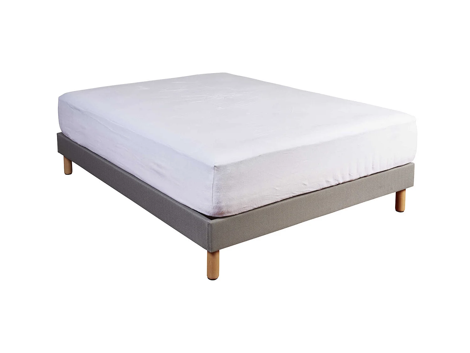 Protège matelas molleton 100% coton - bonnet 40 cm 140x190