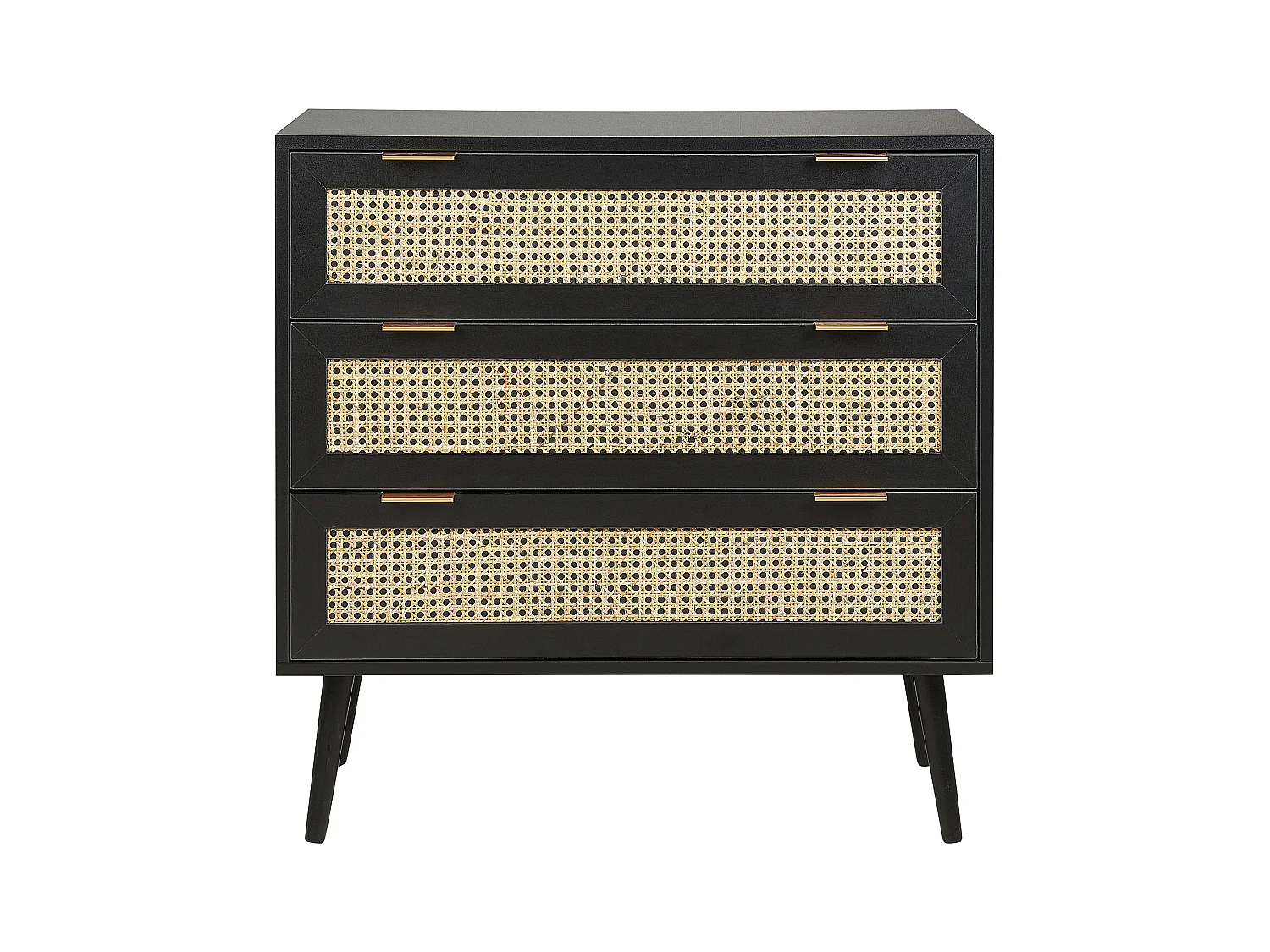 Cassettiera 3 cassetti OPOCO Nero