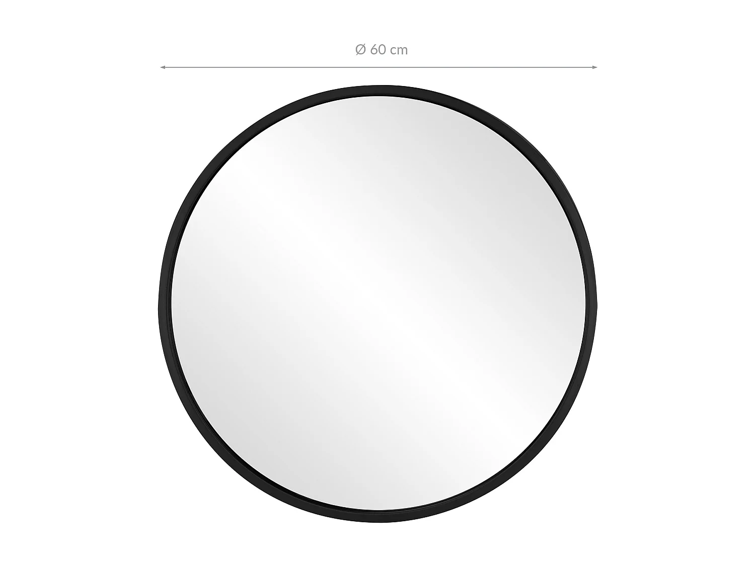 Espejo de pared Espejo decorativo Espejo para colgar Espejo redondo para pasillo