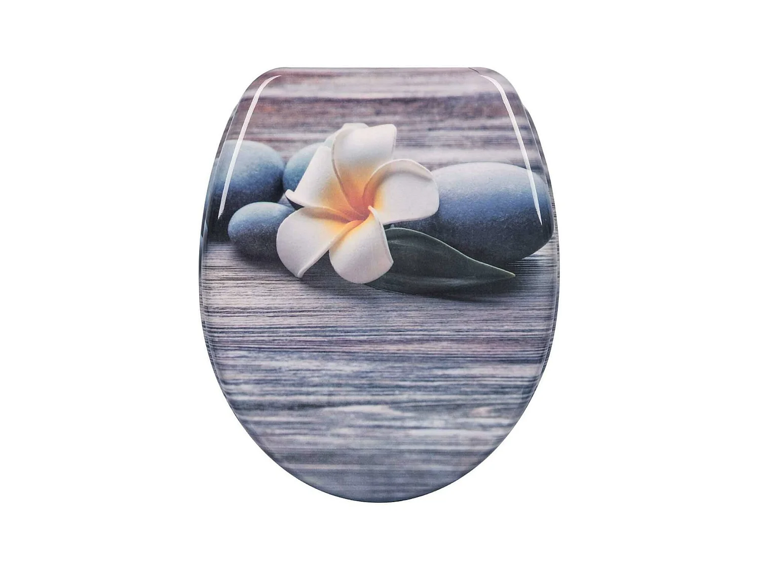 Tapas de inodoro Tapa de inodoro de duroplast con descenso automático en diseño decorativo 19_0000697