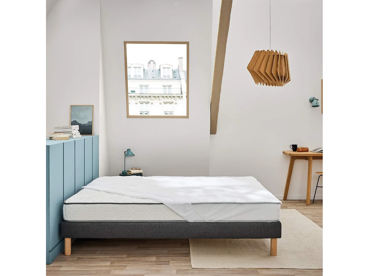 Protège matelas Bultex imperméable et respirant - bonnet extensible 20 à 30 cm 90x190