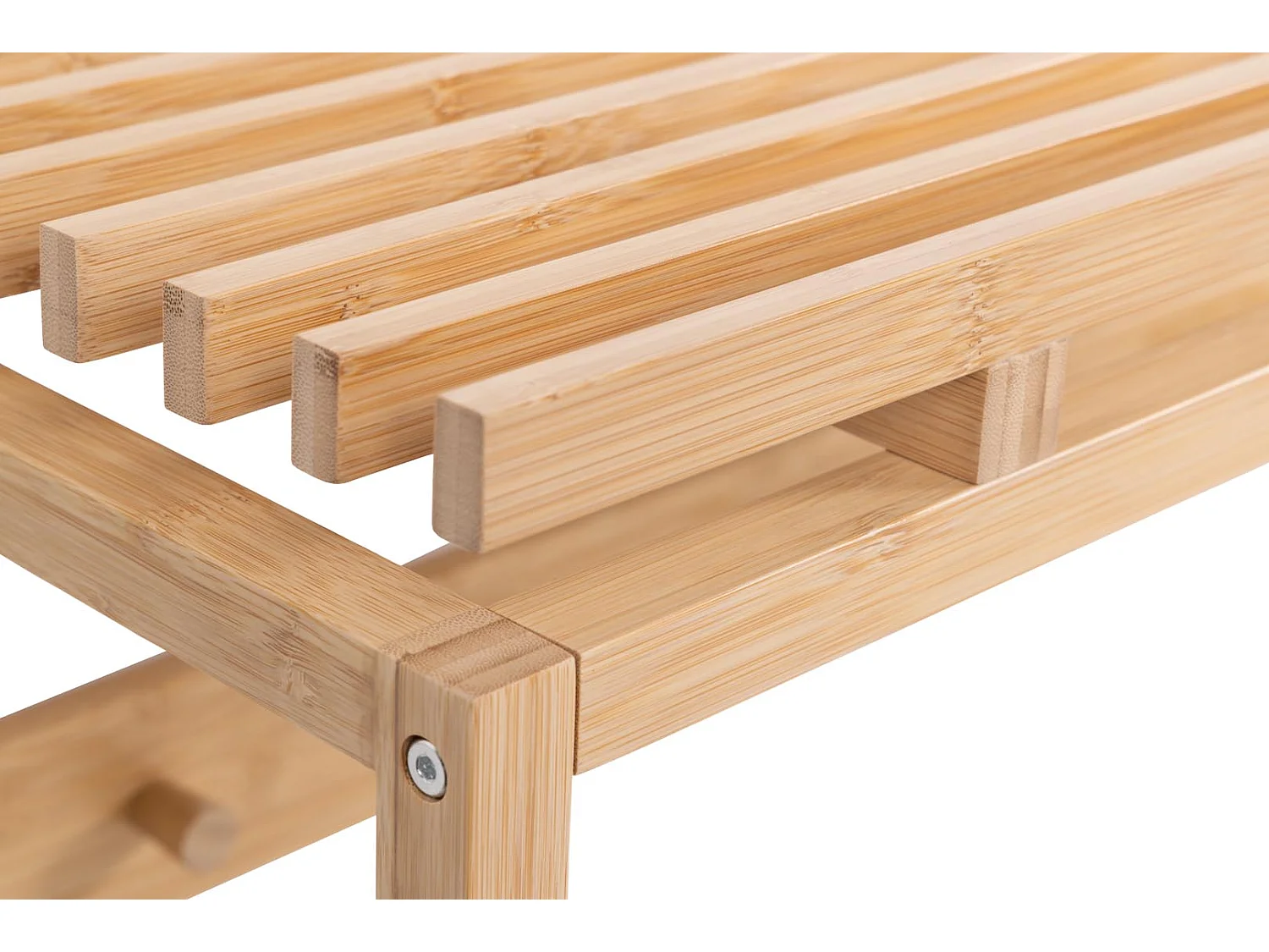 Balou kapstok 1 plank og 4 haken bamboe.