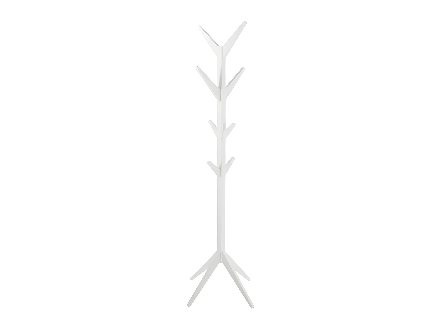 Asa Portemanteau en bois blanc laqué