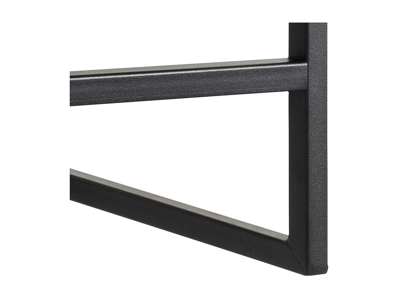 Sea kapstok 1 plank 7 haken zwart.