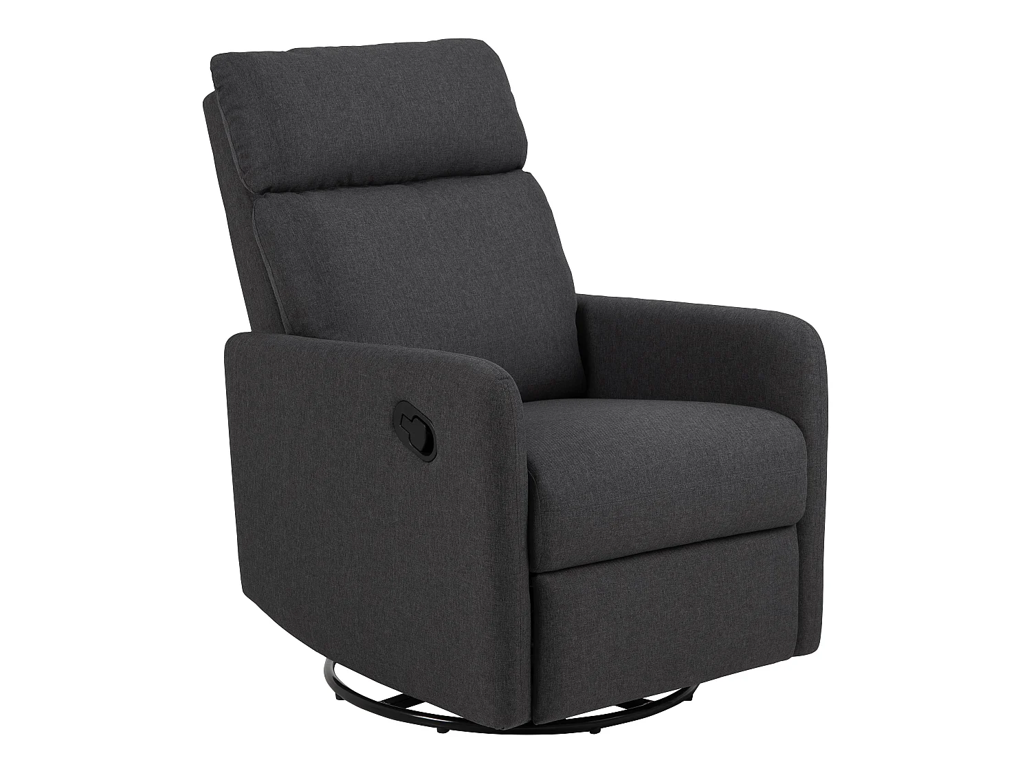 Miks Fauteuil relax avec fonction balançoire, gris.