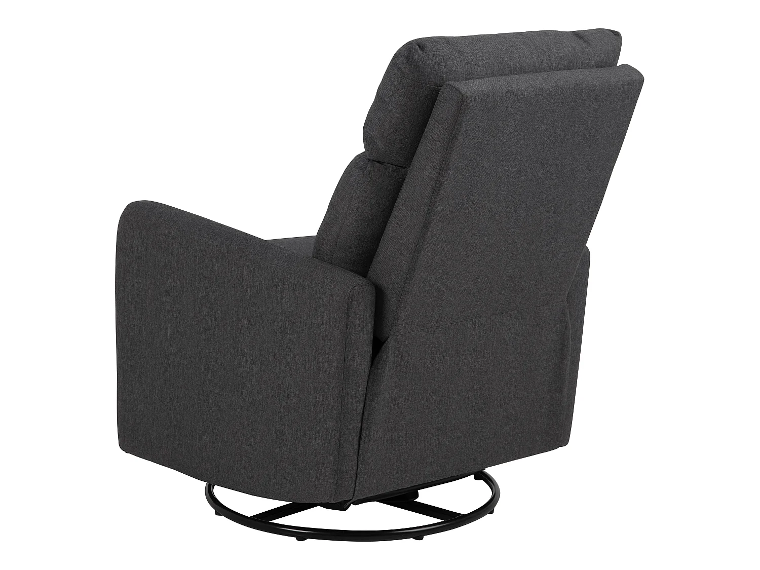Miks Fauteuil relax avec fonction balançoire, gris.