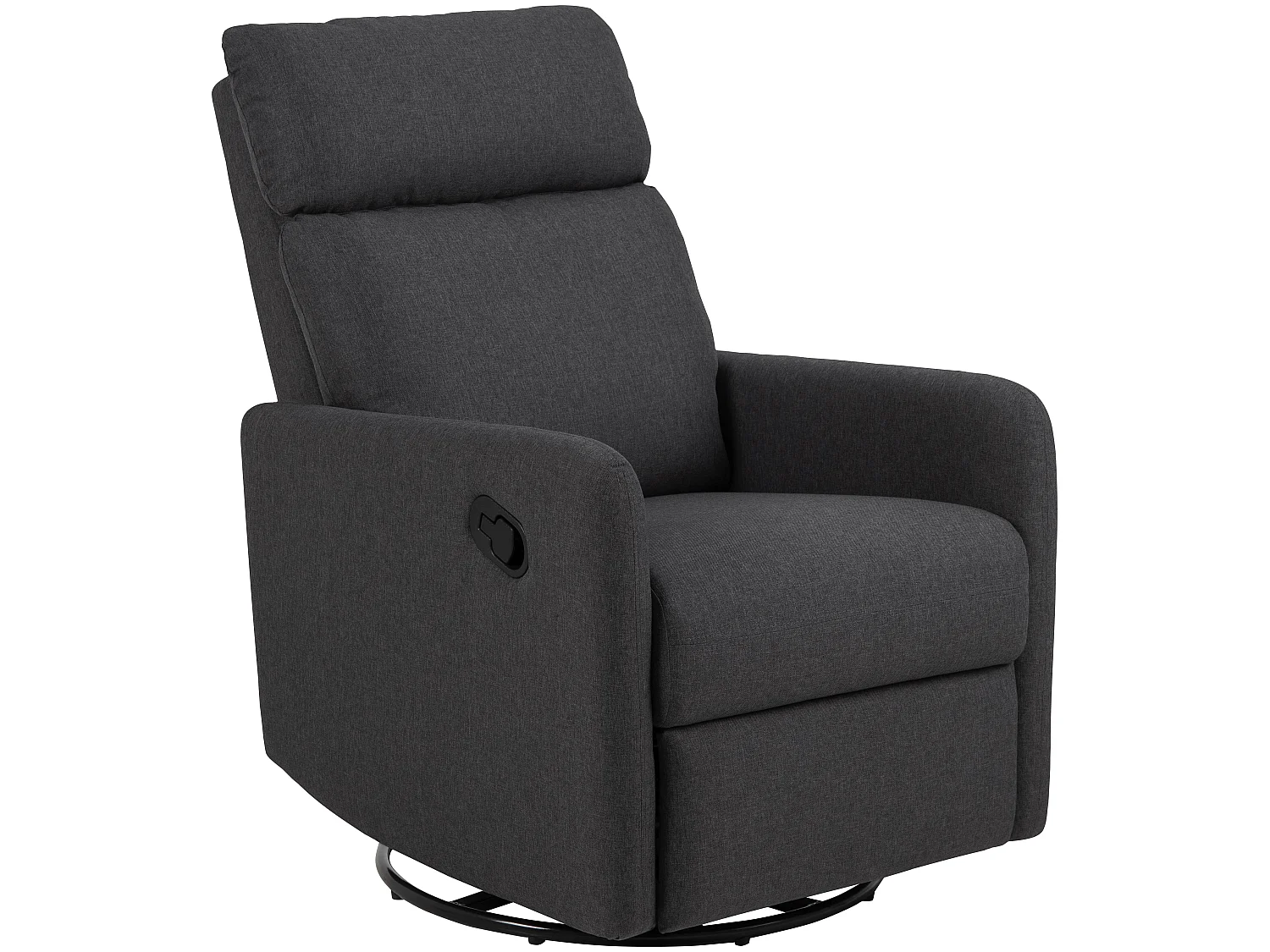 Miks Fauteuil relax avec fonction balançoire, gris.