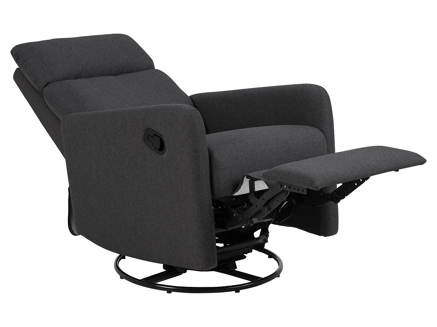 Miks Fauteuil relax avec fonction balançoire, gris.