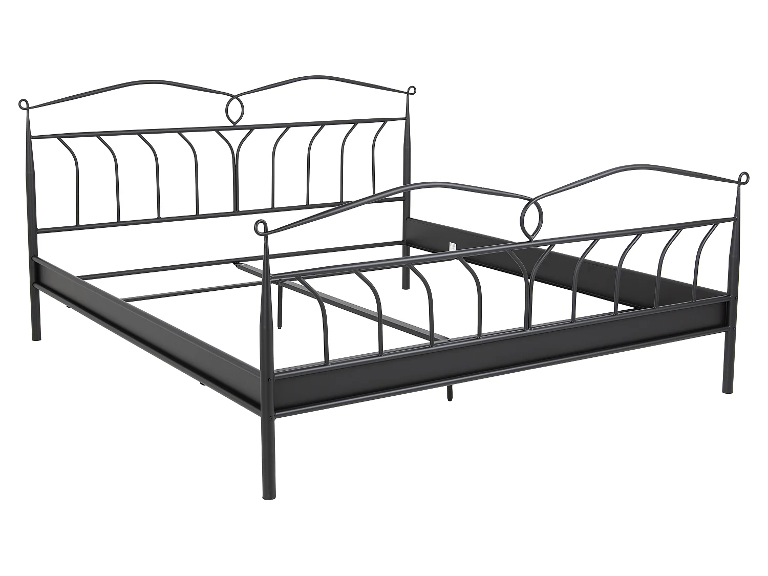 Linax bed metaal 180x200 cm, zwart.