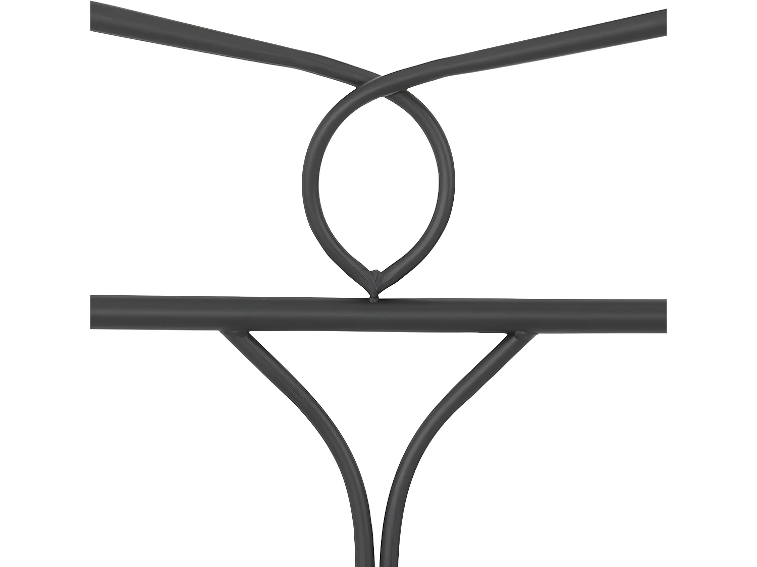 Linax bed metaal 180x200 cm, zwart.