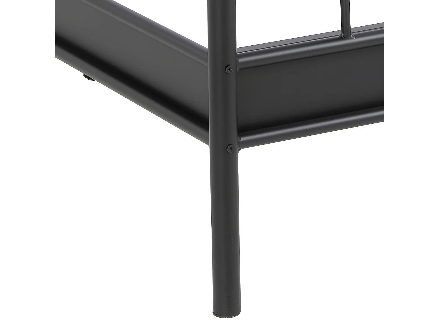 Linax bed metaal 180x200 cm, zwart.