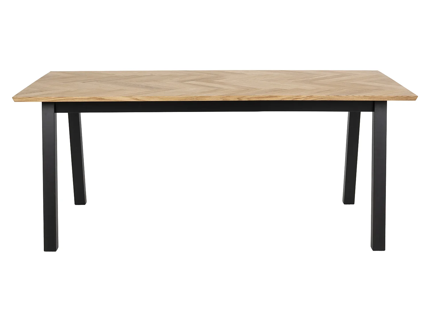 Brips Table de salle à manger en chêne plaqué.