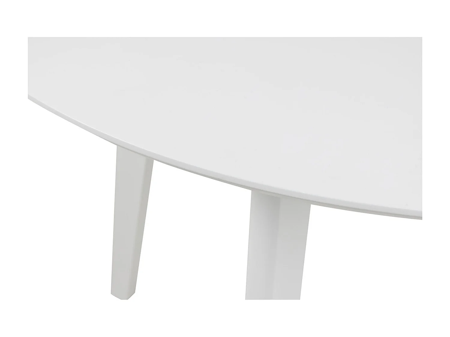 Roxby Table à manger Ø105 cm, blanc.