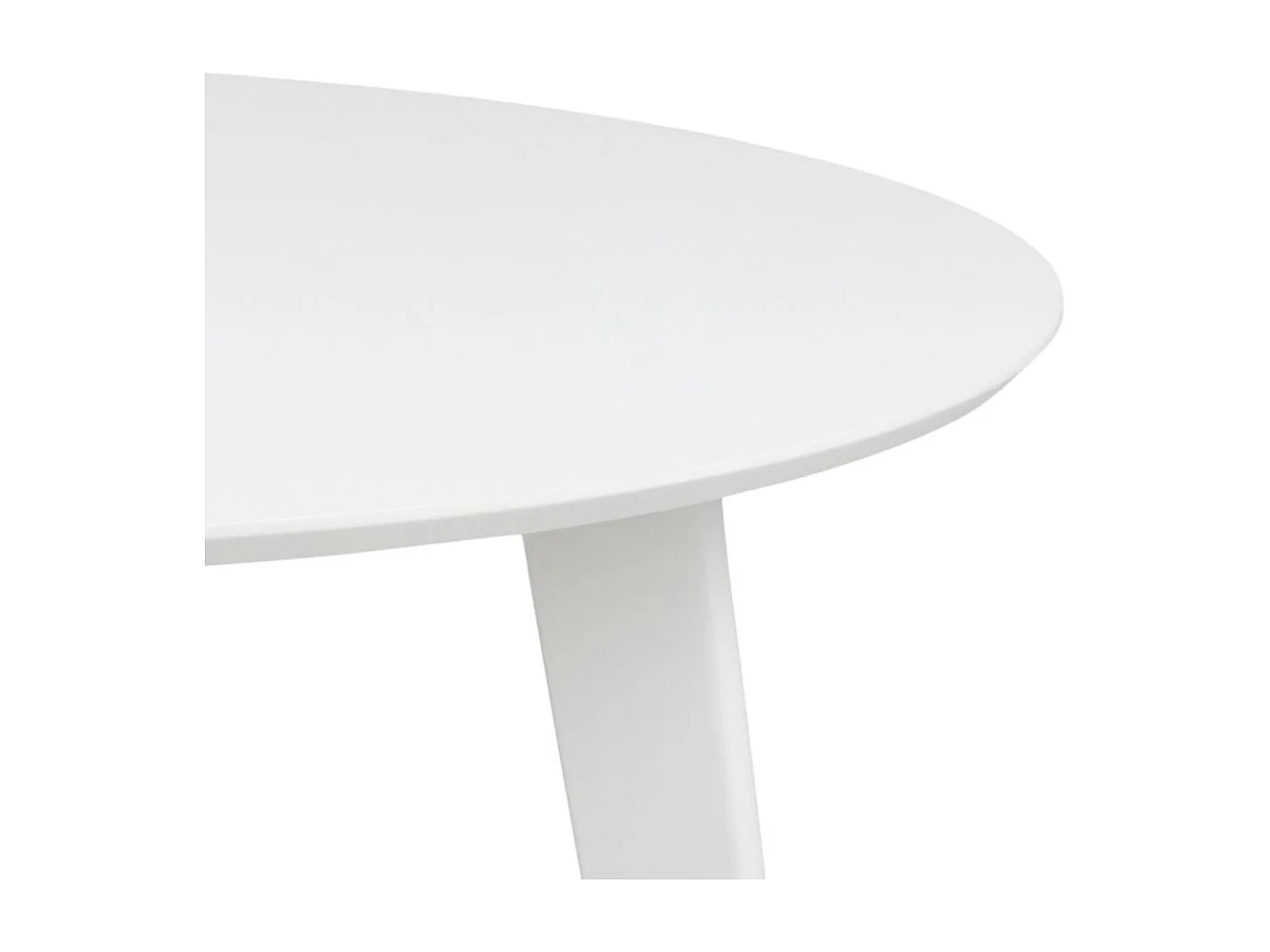 Roxby Table à manger Ø105 cm, blanc.
