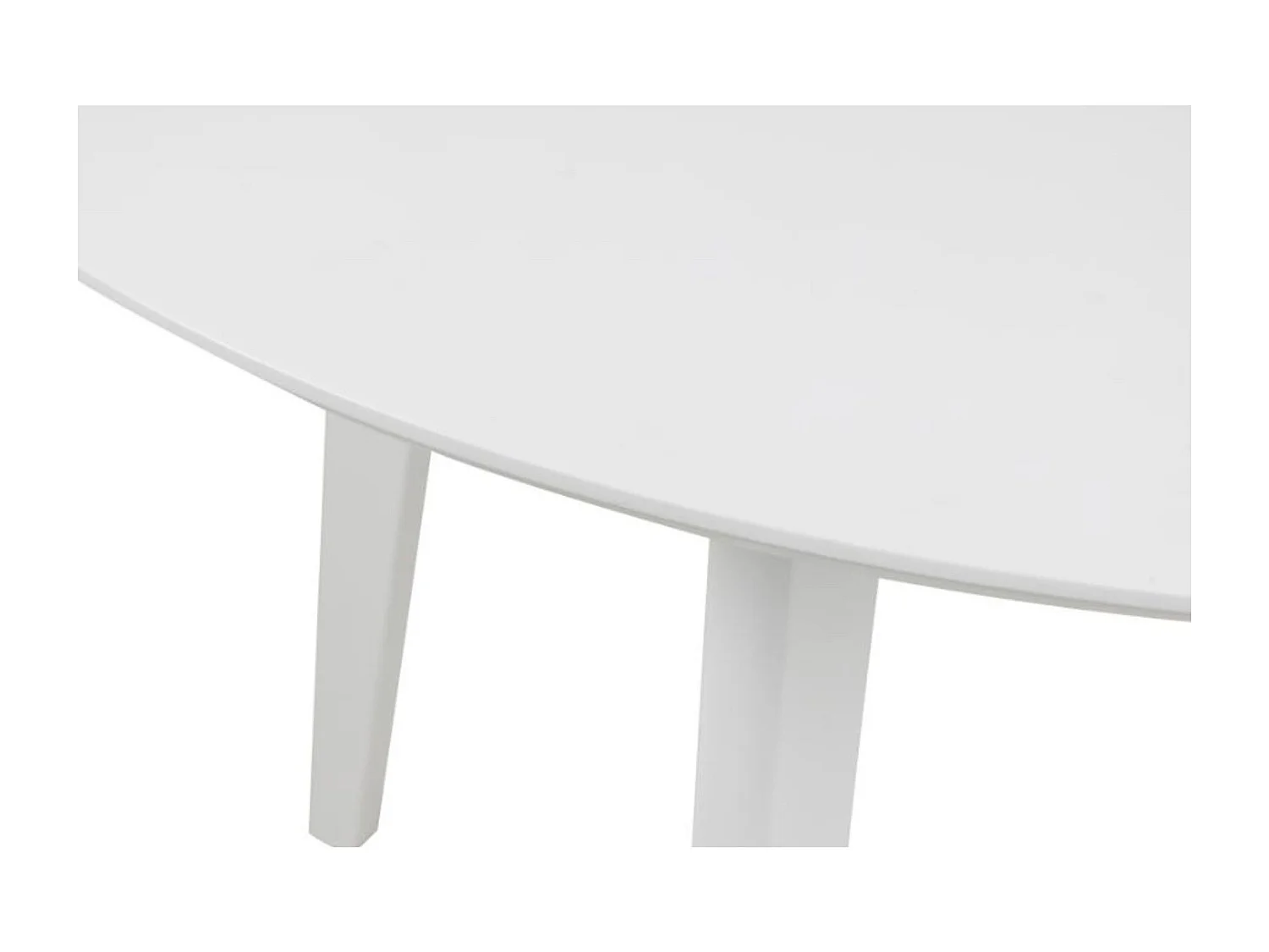 Roxby Table à manger Ø105 cm, blanc.