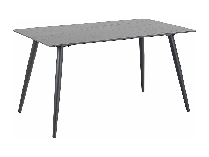 Wicklow Esstisch 80x140cm Schwarz.