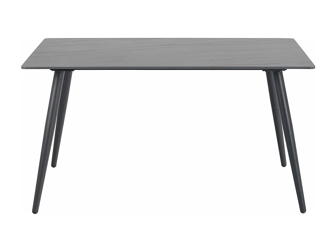 Wicklow table de salle à manger 80x140cm noire.