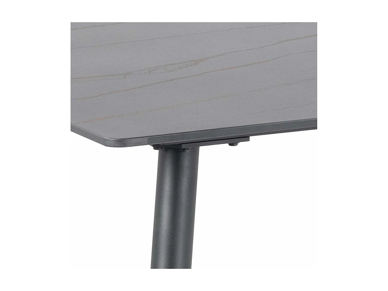 Wicklow table de salle à manger 80x140cm noire.