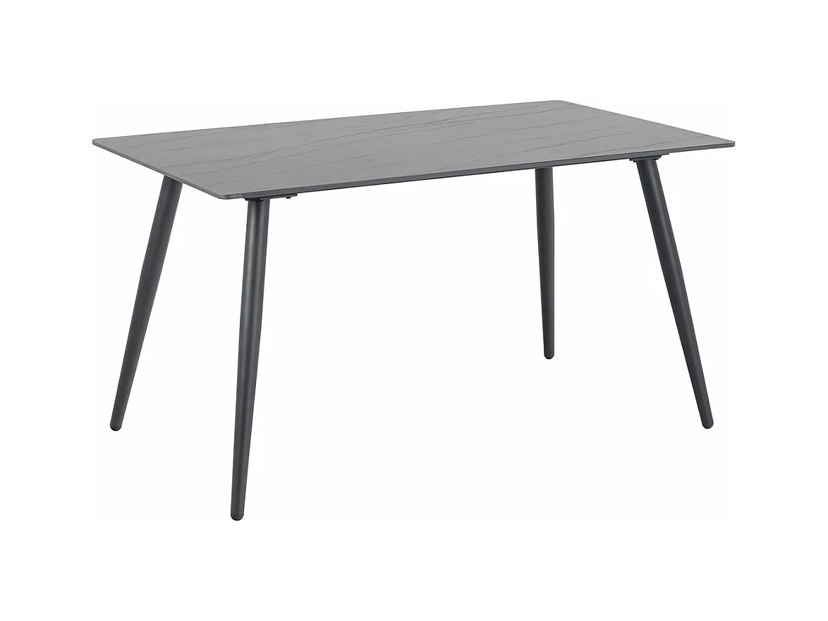 Wicklow table de salle à manger 80x140cm noire.