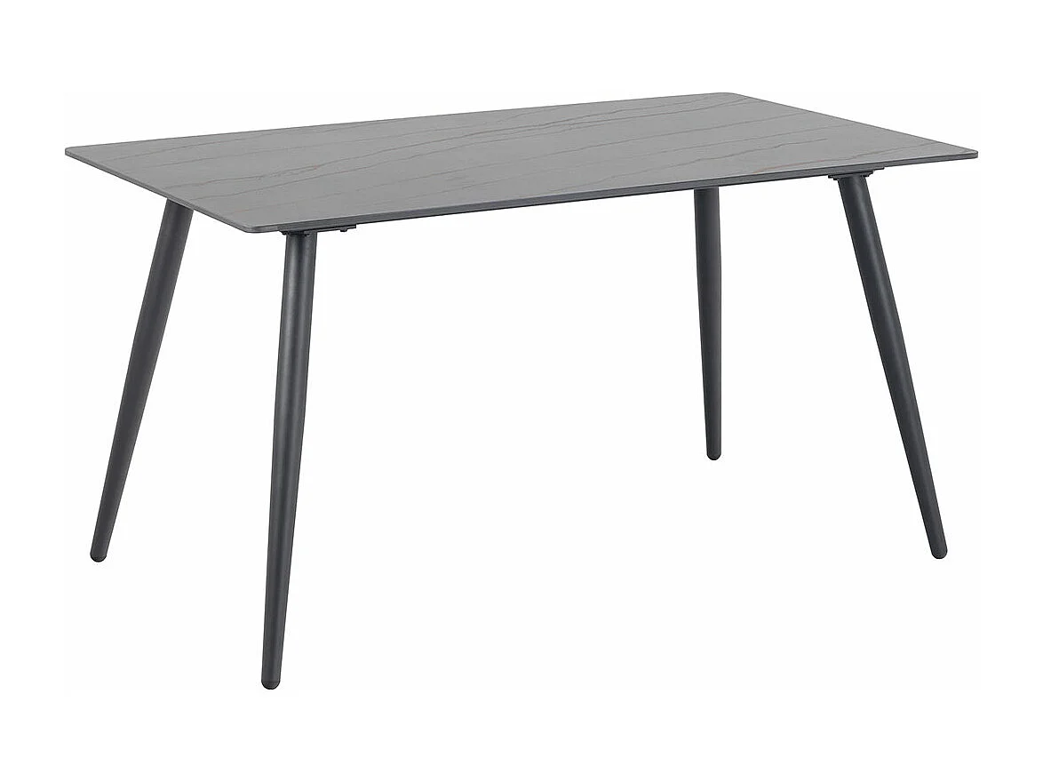 Wicklow table de salle à manger 80x140cm noire.