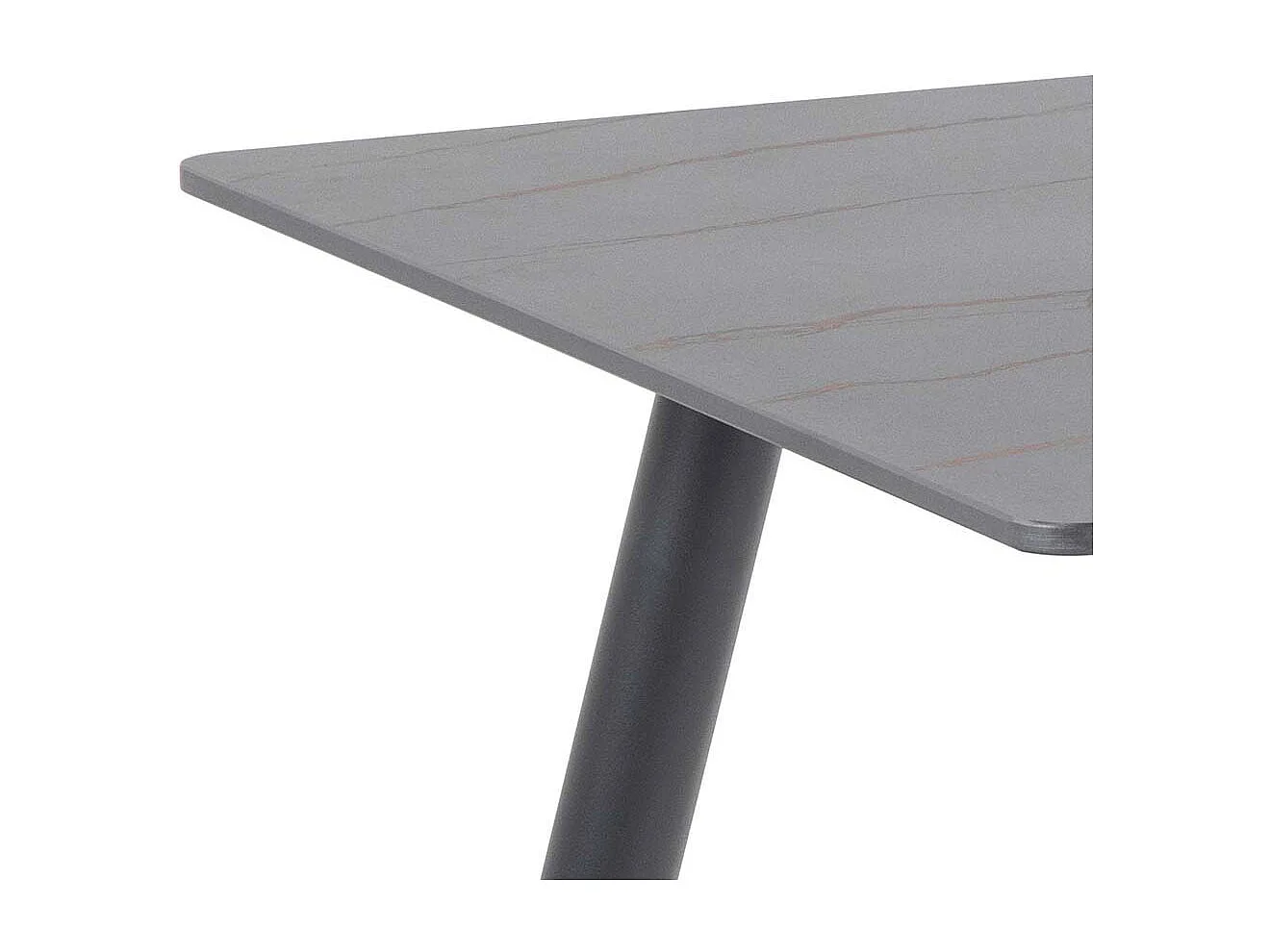 Wicklow table de salle à manger 80x140cm noire.