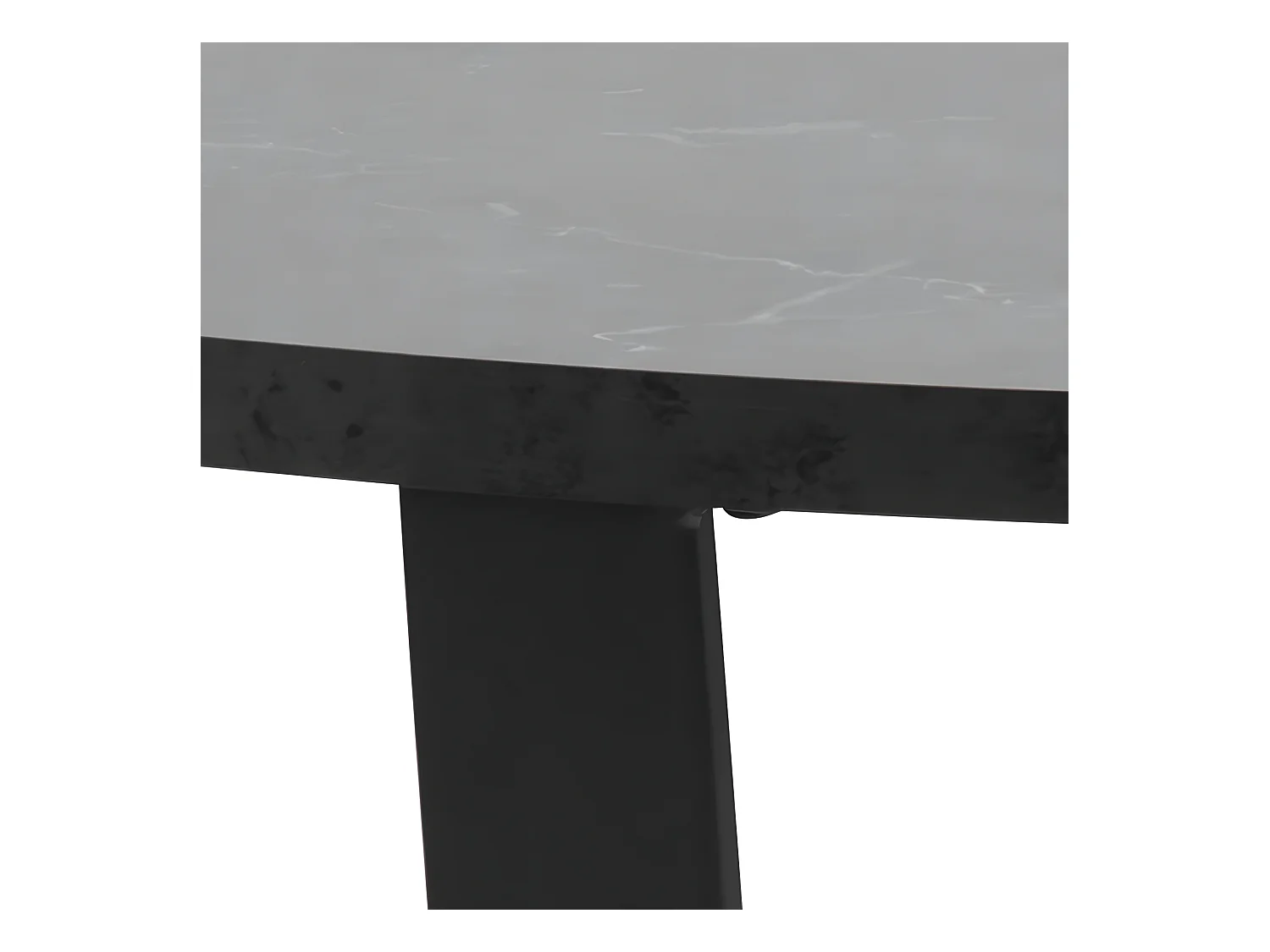 Amst Esstisch Marmor print schwarz.