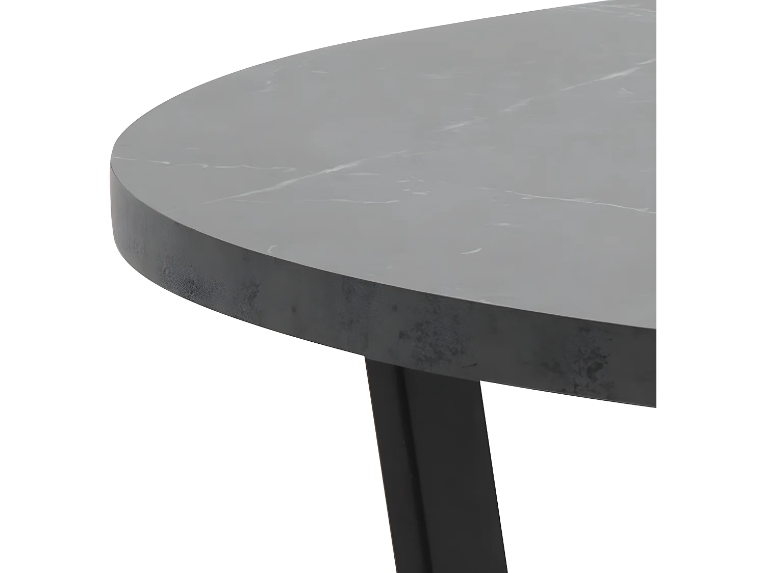 Amst Esstisch Marmor print schwarz.