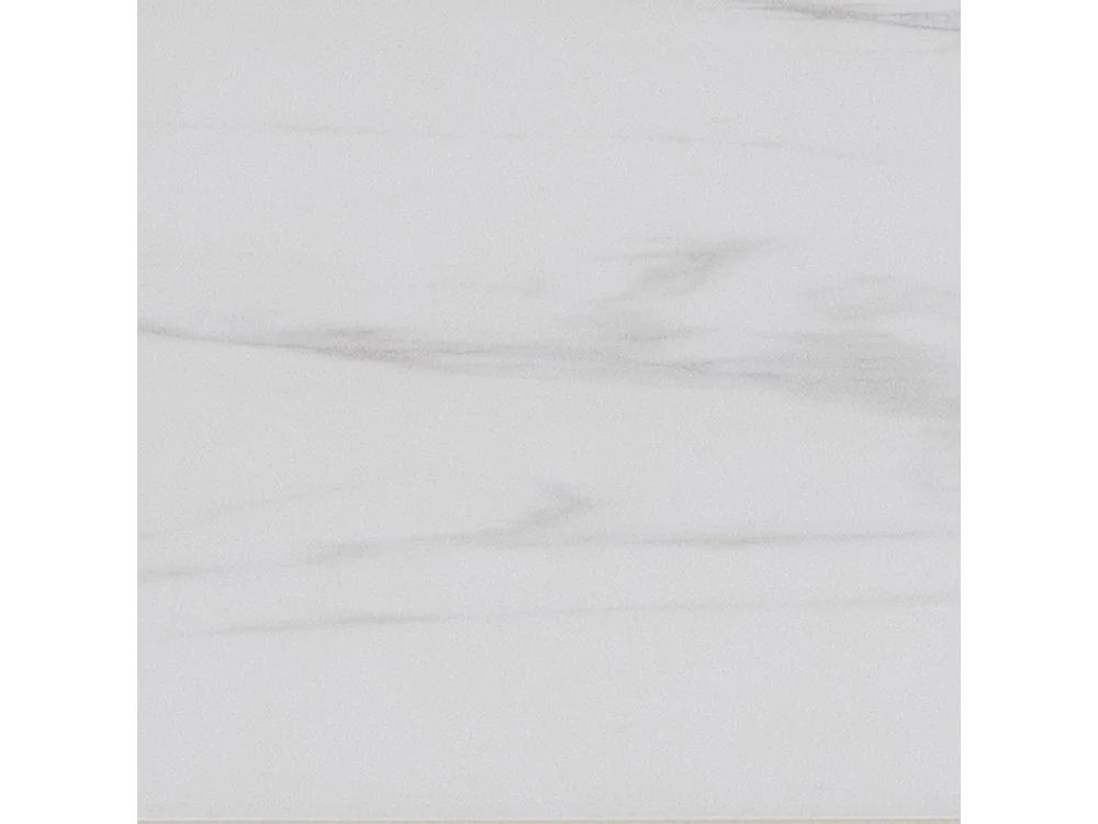 Heaven Table de salle à manger 160 cm, verre, céramique, blanc.