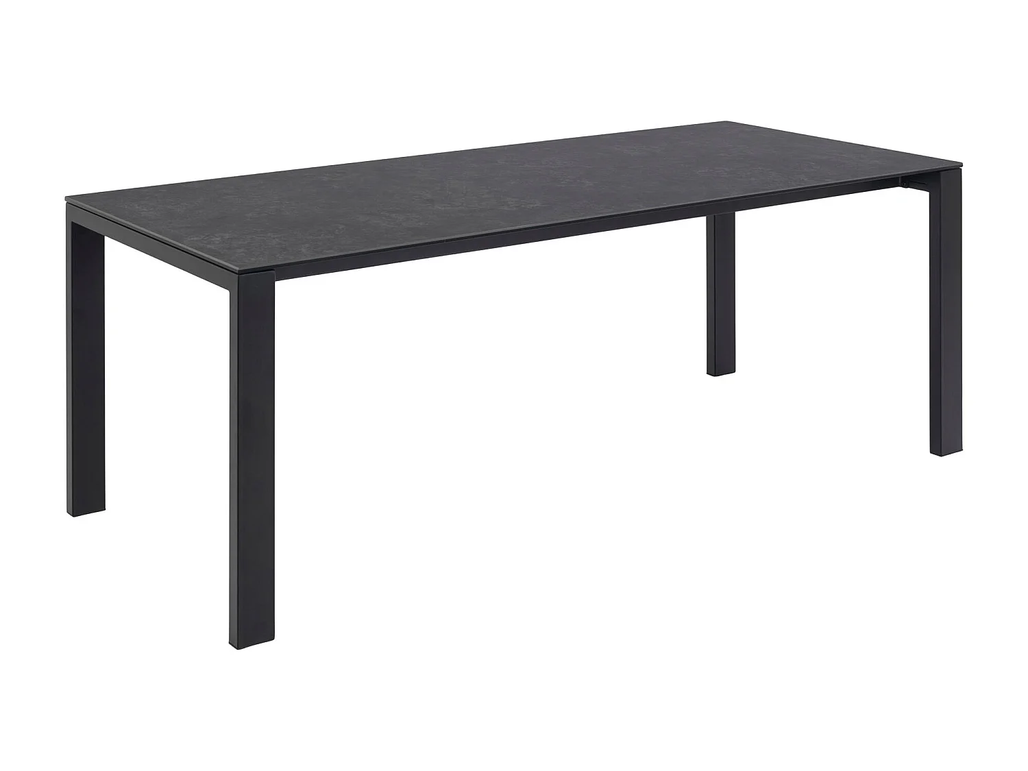 Brentford Table de salle à manger, noir.