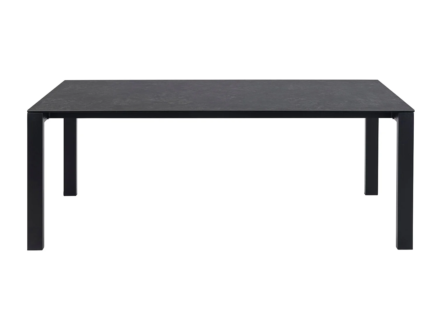 Brentford Table de salle à manger, noir.