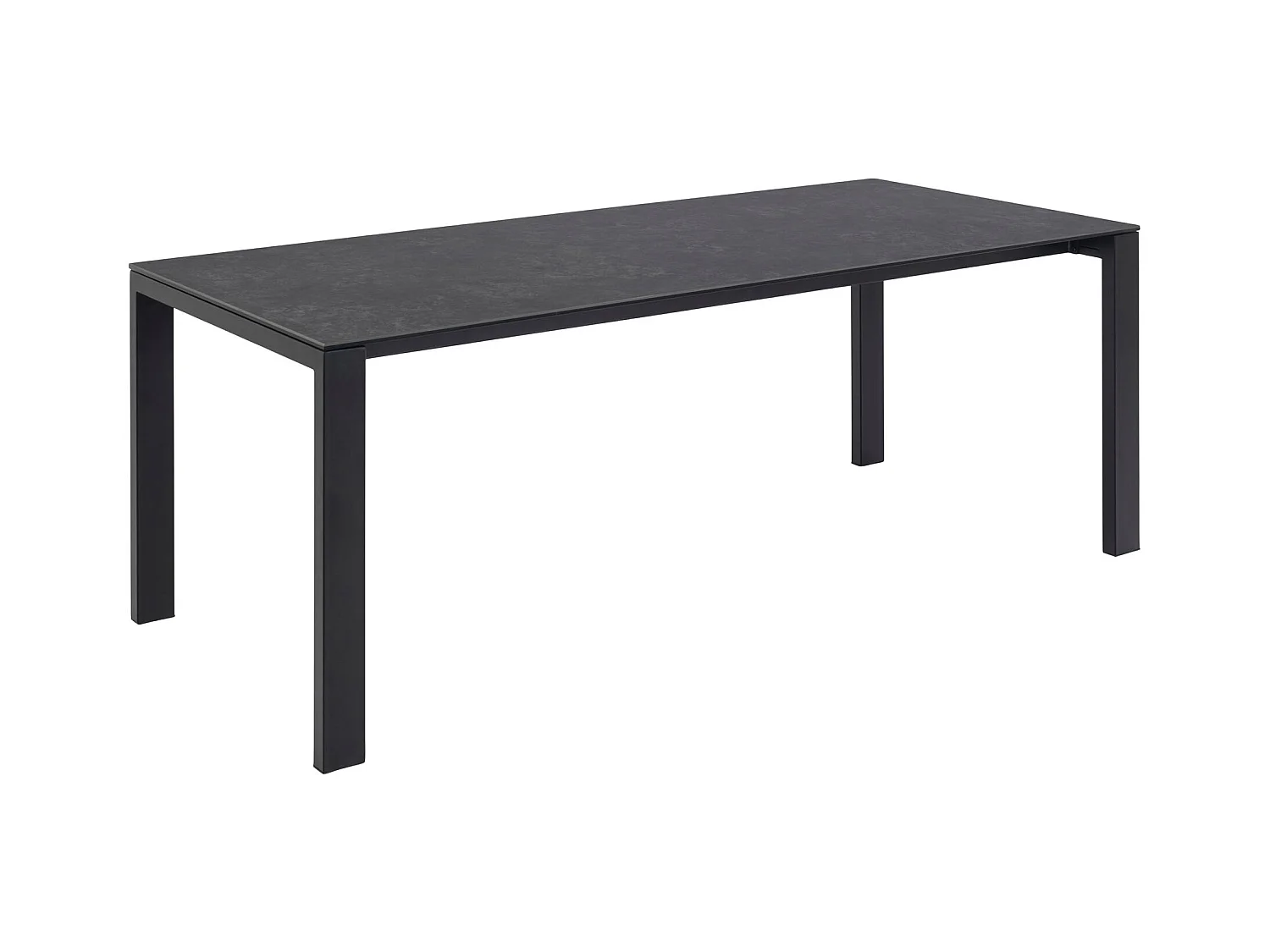 Brentford Table de salle à manger, noir.