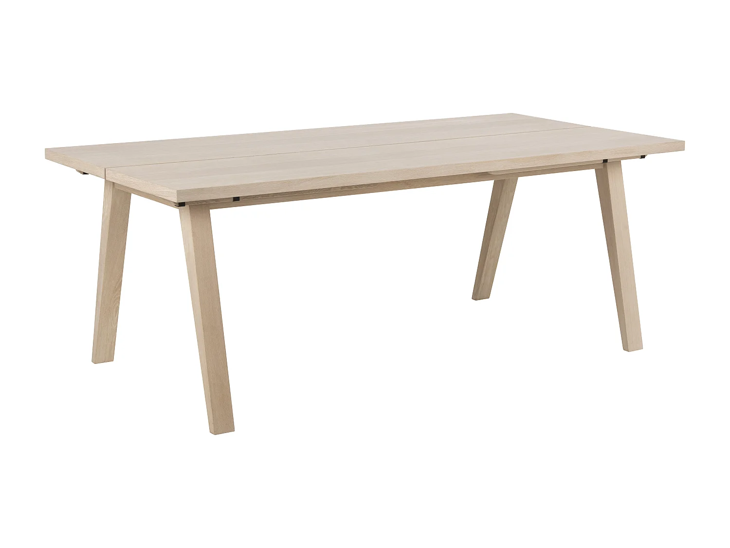 A-Line Table de salle à manger extensible, chêne.