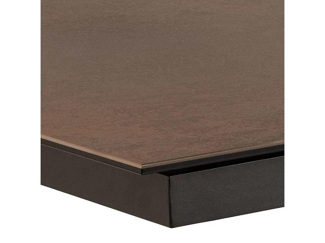 Irwine Esstisch 100x200/240cm mit Auszug braun.