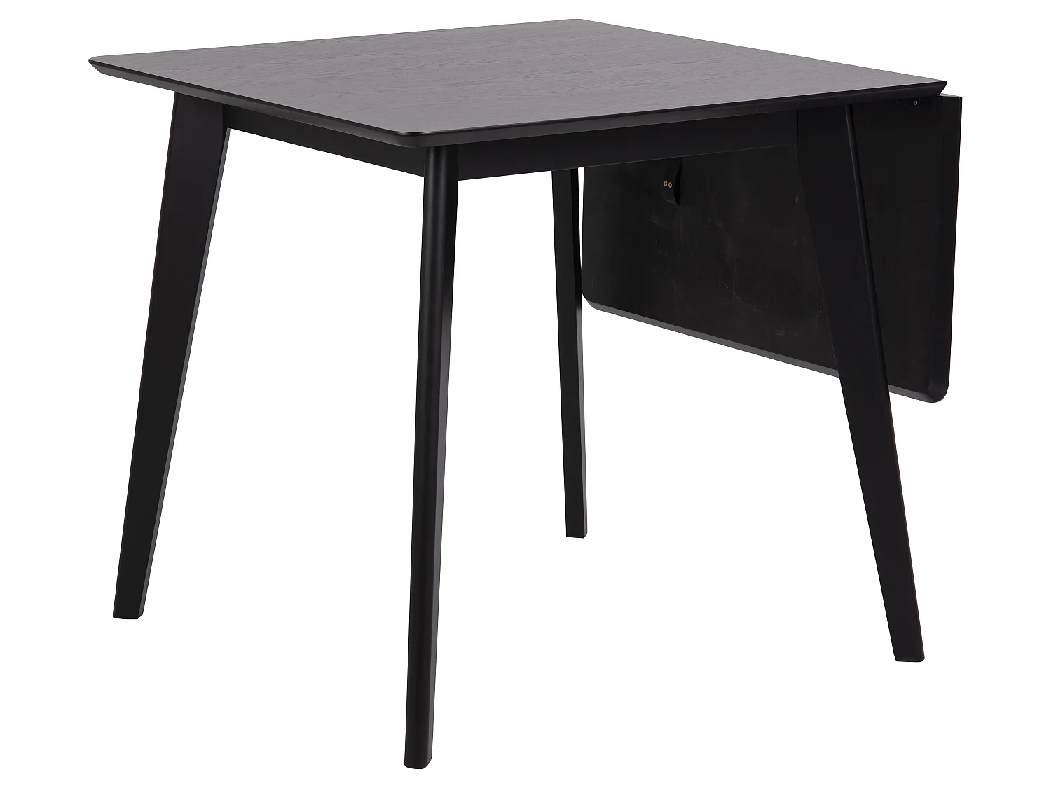 Tavolo da pranzo Roxby incl. 1 piatto aggiuntivo da 40 cm nero.