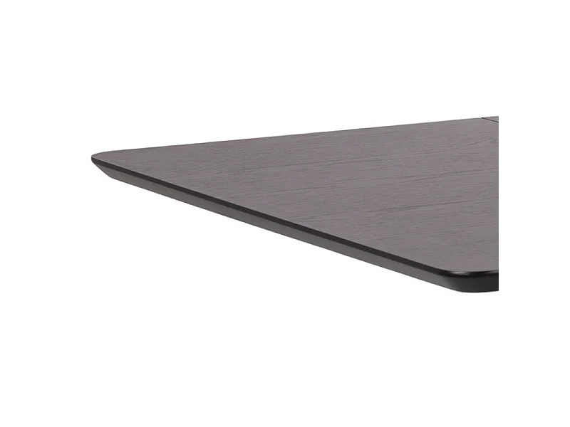 Tavolo da pranzo Roxby incl. 1 piatto aggiuntivo da 40 cm nero.