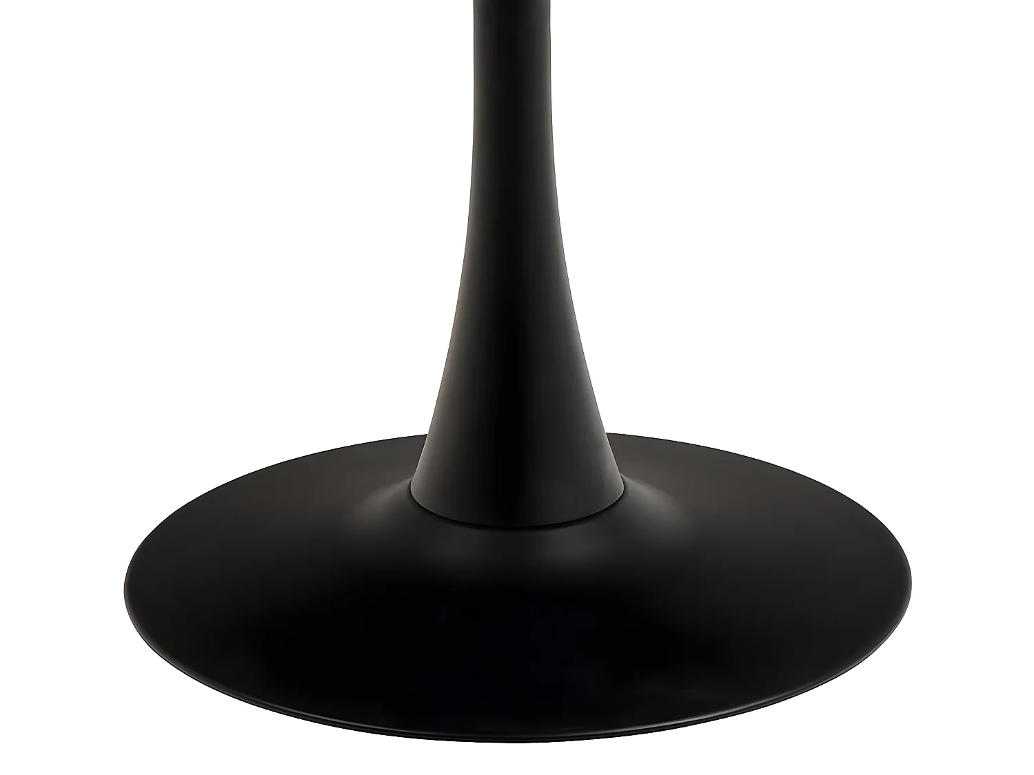 Malla eetkamertafel Ø90cm zwart.