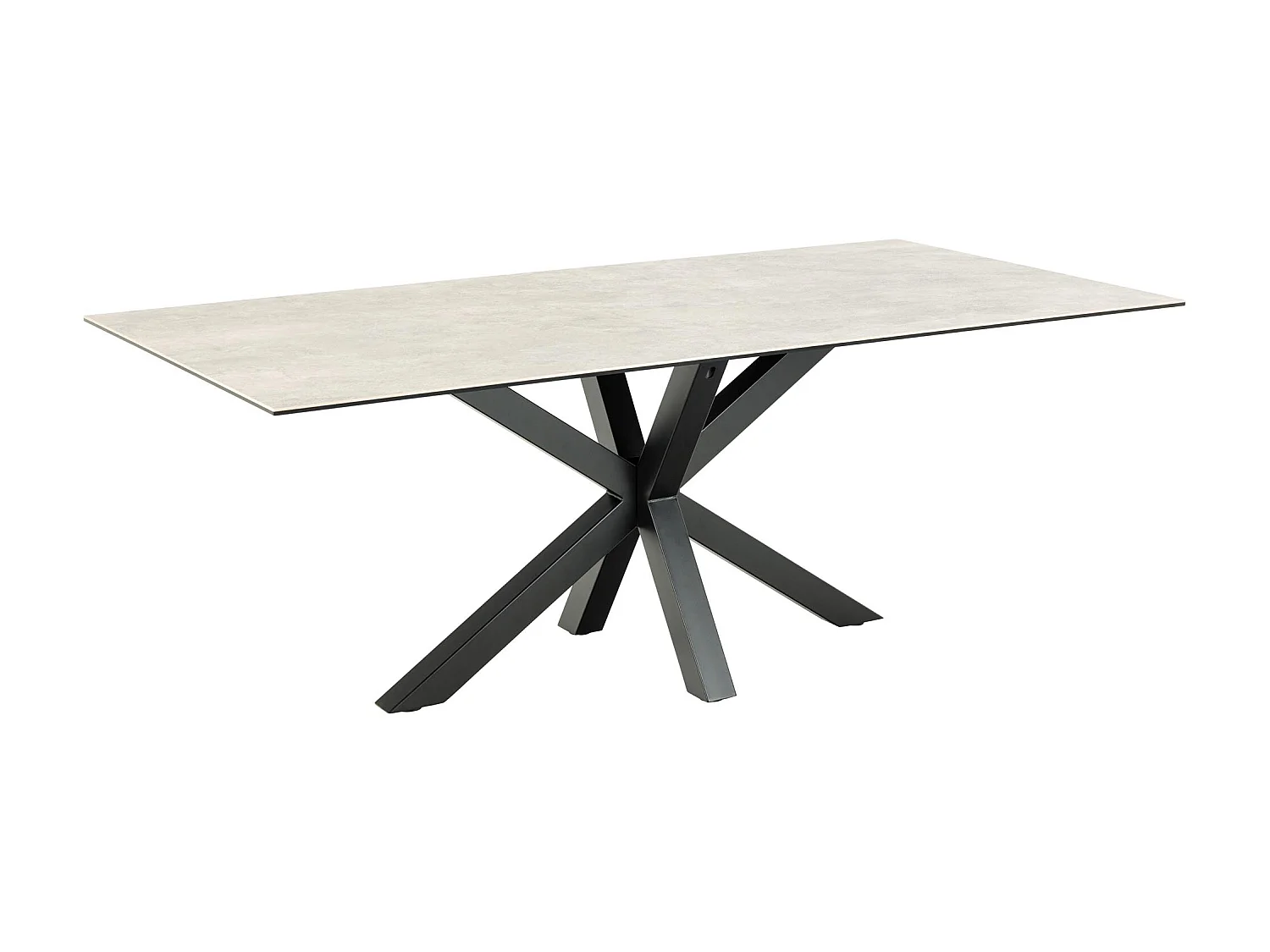 Heaven table de salle à manger 100x200cm gris.
