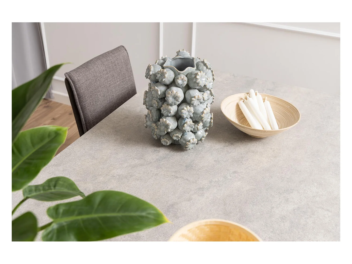 Heaven table de salle à manger 100x200cm gris.